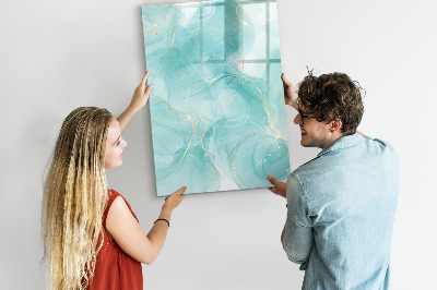 Tableau aimanté mural Abstraction du marbre