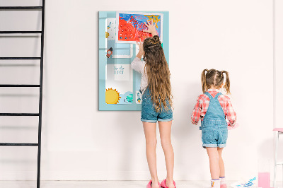 Tableau magnétique décoratif Planificateur galactique