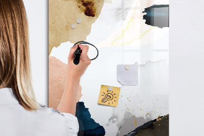 Tableau aimanté mural Abstraction à l'aquarelle