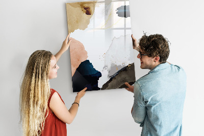 Tableau aimanté mural Abstraction à l'aquarelle