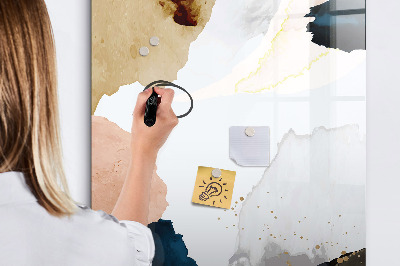 Tableau aimanté mural Abstraction à l'aquarelle
