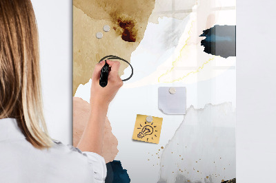 Tableau aimanté mural Abstraction à l'aquarelle
