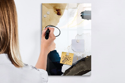 Tableau aimanté mural Abstraction à l'aquarelle