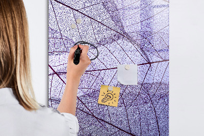 Tableau aimanté mural Texture des feuilles