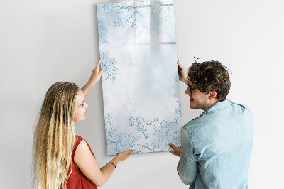 Tableau magnétique effaçable Croquis de fleur
