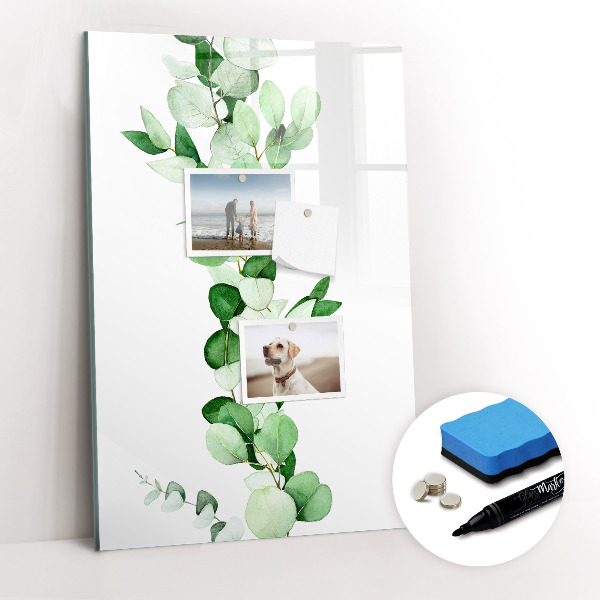 Tableau aimanté mural Feuilles de jonc