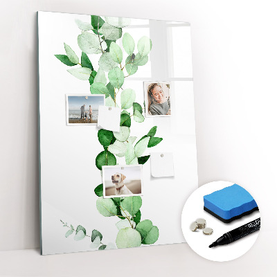 Tableau aimanté mural Feuilles de jonc