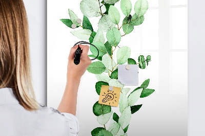 Tableau aimanté mural Feuilles de jonc