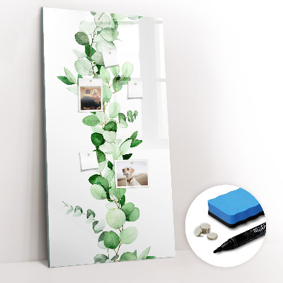 Tableau aimanté mural Feuilles de jonc