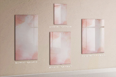 Tableau magnétique décoratif Marbre rose