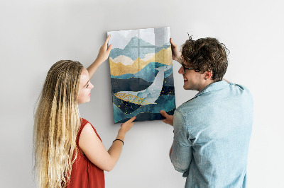 Tableau magnétique décoratif Baleine en marbre