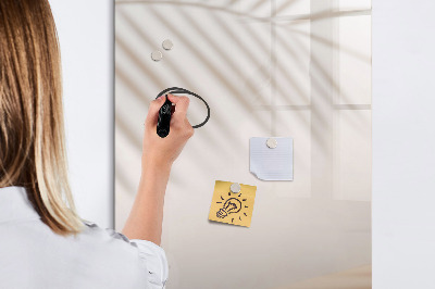 Tableau aimanté mural L'ombre des feuilles de palmier