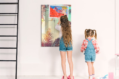 Tableau aimanté mural Palmier tropical