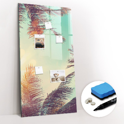 Tableau aimanté mural Palmier tropical