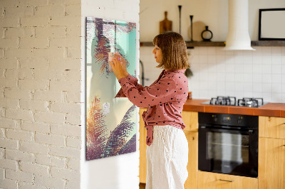 Tableau aimanté mural Palmier tropical