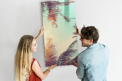 Tableau aimanté mural Palmier tropical