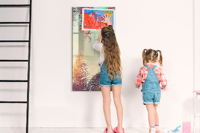 Tableau aimanté mural Palmier tropical