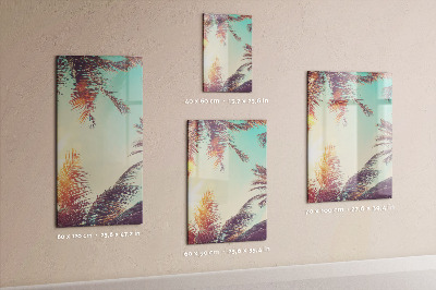 Tableau aimanté mural Palmier tropical