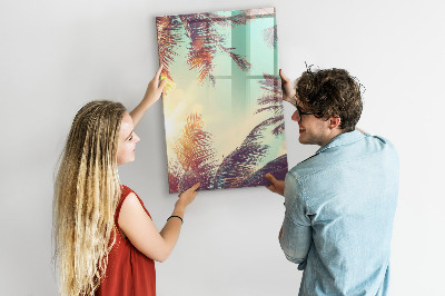 Tableau aimanté mural Palmier tropical