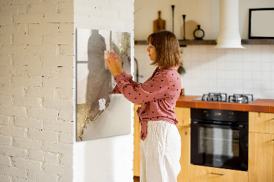 Tableau magnétique effaçable Marbre pailleté