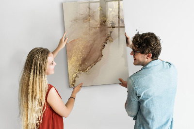 Tableau magnétique effaçable Marbre pailleté