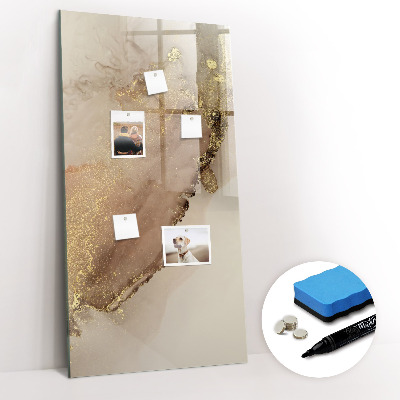 Tableau magnétique effaçable Marbre pailleté