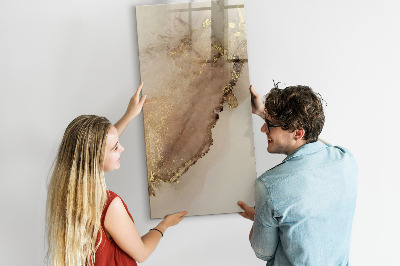 Tableau magnétique effaçable Marbre pailleté