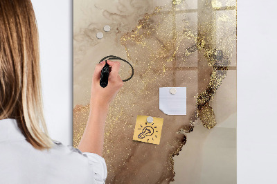 Tableau magnétique effaçable Marbre pailleté