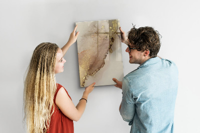 Tableau magnétique effaçable Marbre pailleté