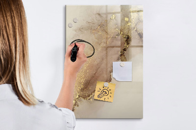 Tableau magnétique effaçable Marbre pailleté