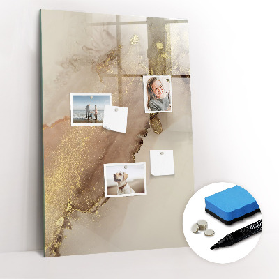 Tableau magnétique effaçable Marbre pailleté