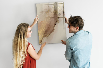 Tableau magnétique effaçable Marbre pailleté