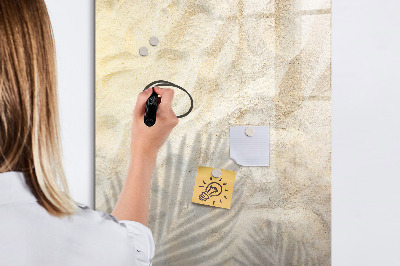 Tableau aimanté mural Sable d'été sur la plage
