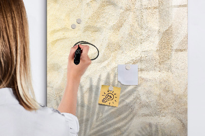 Tableau aimanté mural Sable d'été sur la plage