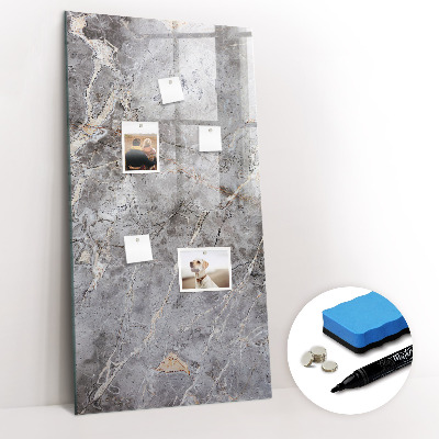 Tableau aimanté mural Marbre foncé