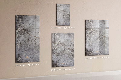 Tableau aimanté mural Marbre foncé
