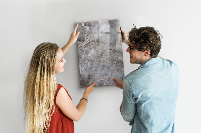 Tableau aimanté mural Marbre foncé