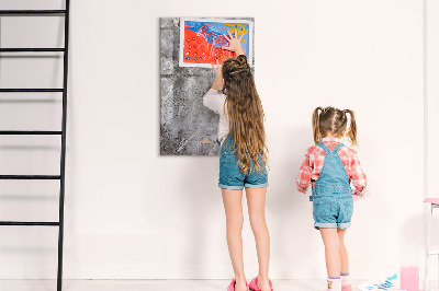 Tableau aimanté mural Marbre foncé