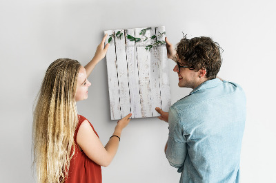 Tableau magnétique décoratif Panneaux en bois