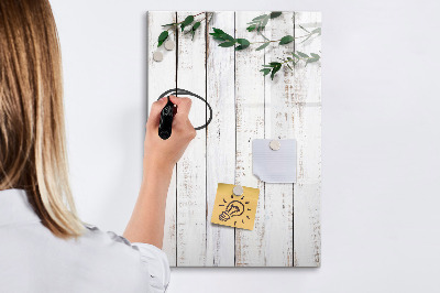 Tableau magnétique décoratif Panneaux en bois