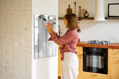 Tableau magnétique décoratif Panneaux en bois