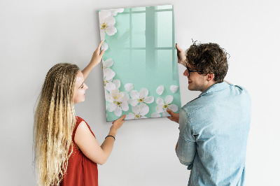 Tableau magnétique effaçable Fleurs en fleurs