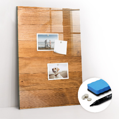 Tableau aimanté mural Panneaux en bois