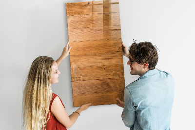 Tableau aimanté mural Panneaux en bois
