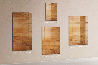 Tableau aimanté mural Panneaux en bois