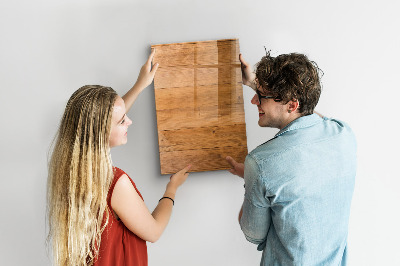 Tableau aimanté mural Panneaux en bois