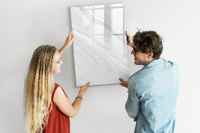 Tableau aimanté mural Vagues de marbre