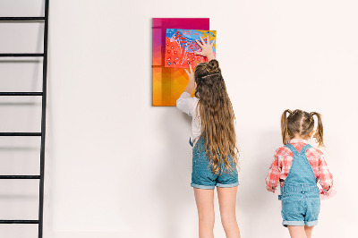 Tableau magnétique décoratif Lever de soleil dégradé