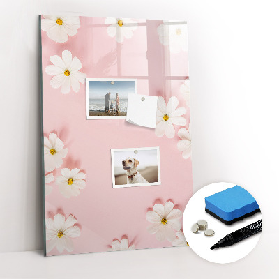 Tableau magnétique décoratif Fleurs