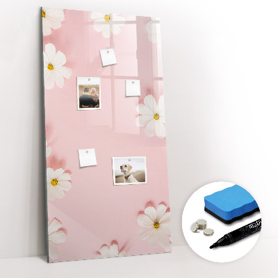 Tableau magnétique décoratif Fleurs